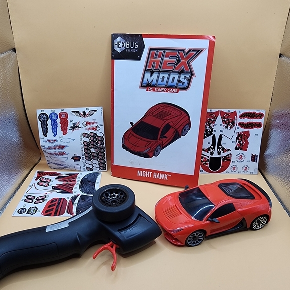 HEXBUG Hex Mods Night Hawk Rc Tuner Car & Kit Working & Great Condition - Picture 1 of 6